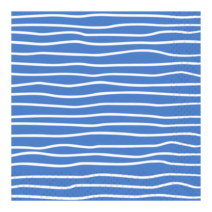 French Blue Eco Cocktail Napkins 20ct