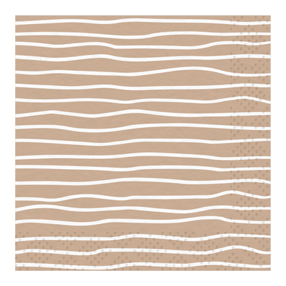 Sand Eco Cocktail Napkins 20ct