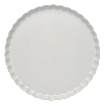 Concrete Eco Pleated 11in Dinner Plates 8ct