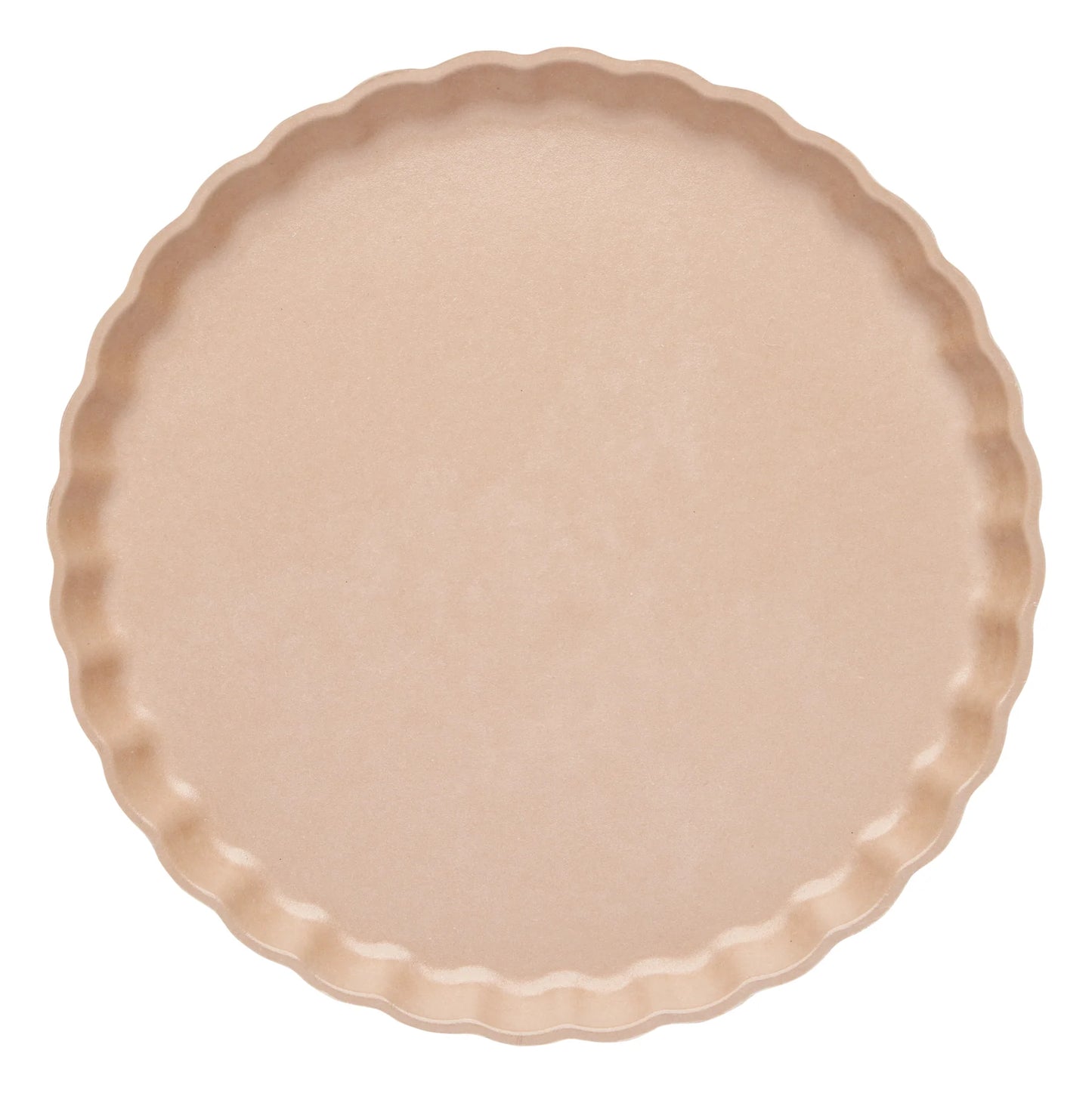 Sand Eco Pleated 9in Salad/Dessert Plates 8ct