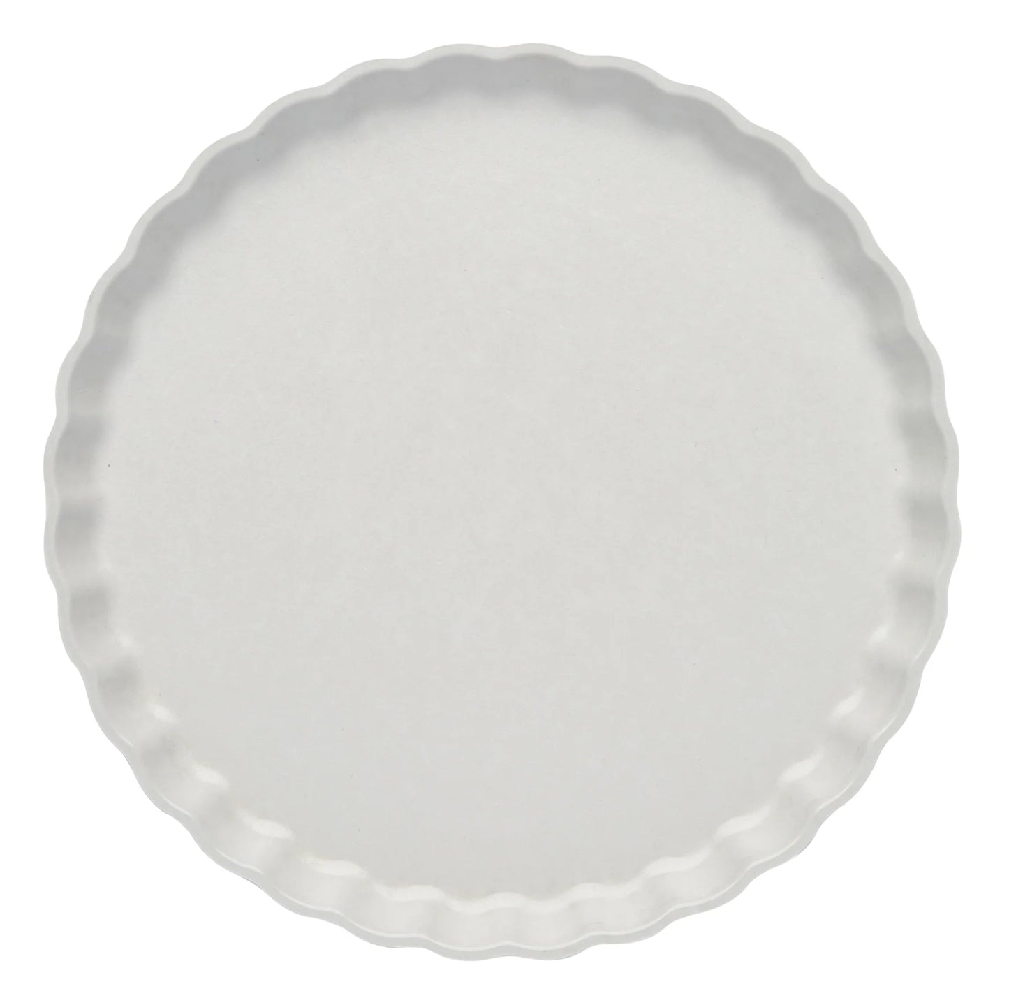 Concrete Eco Pleated 9in Salad/Dessert Plates 8ct