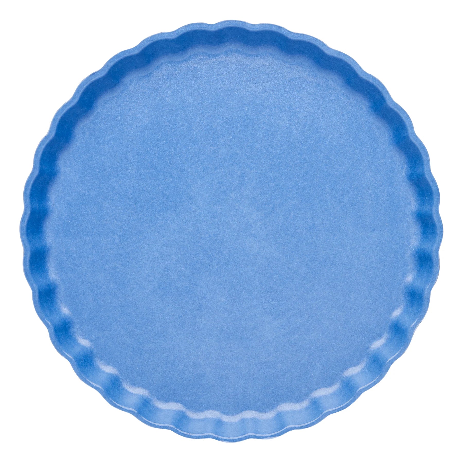 French Blue Eco Pleated 9in Salad/Dessert Plates 8ct