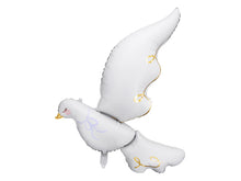 #S07 Foil White Dove 39in Balloon