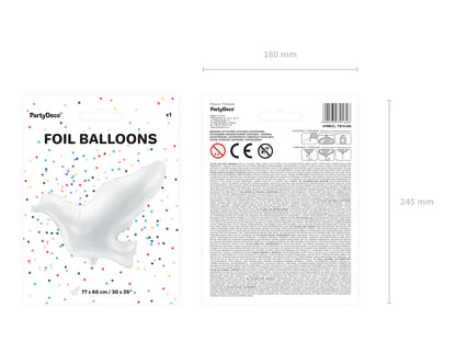 #S06 White Dove 30in Balloon