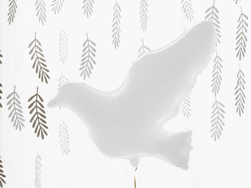 #S06 White Dove 30in Balloon