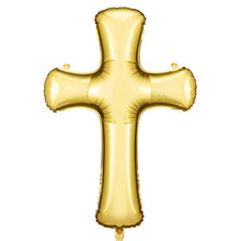 #583 Cross Gold 40in Balloon