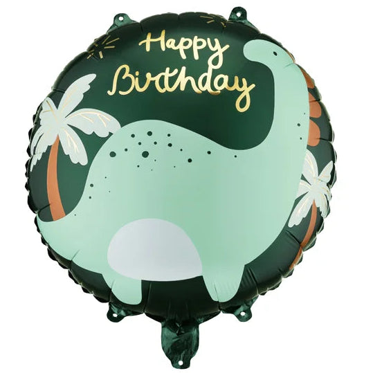 #141 Happy Birthday Brontosaurus 18in Balloon