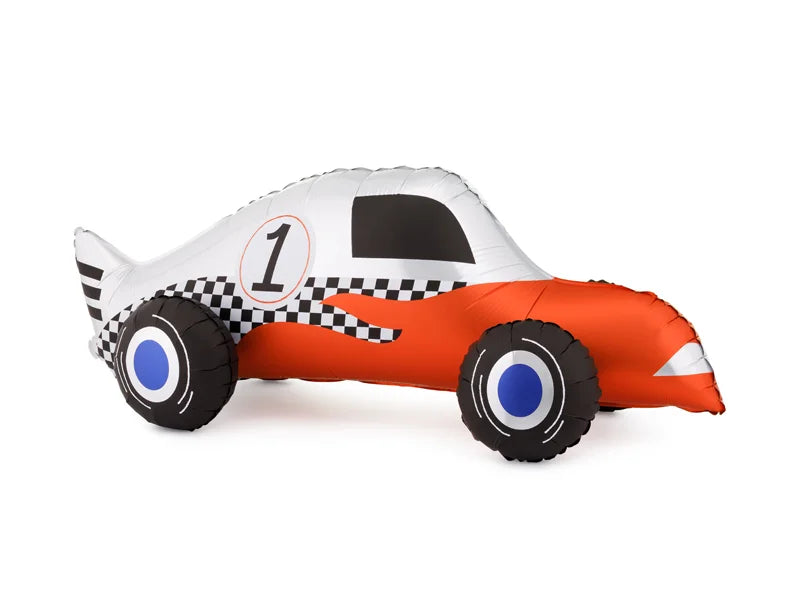 Racing Car Foil Balloon 35in - Air Fill