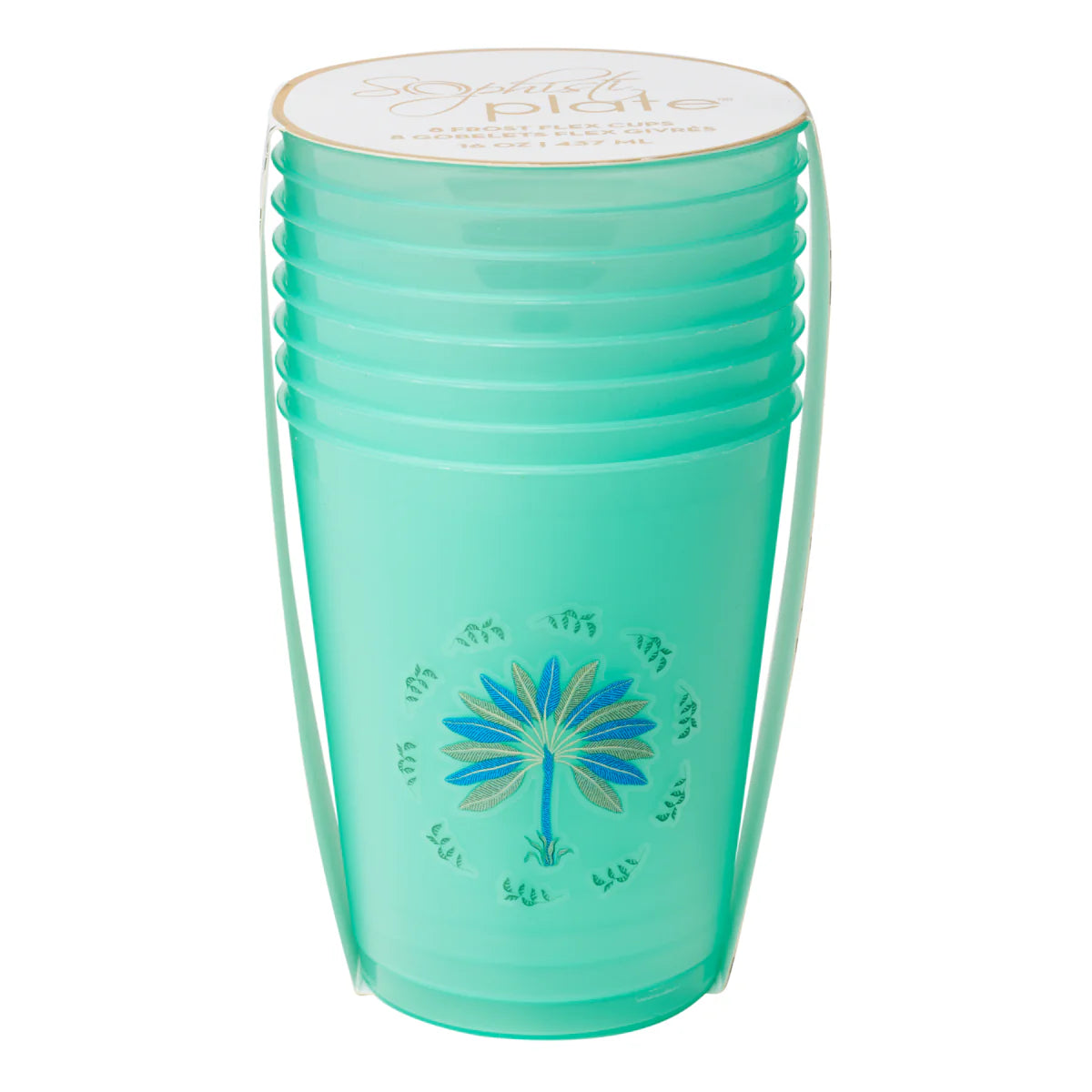 Preppy Palm Frost Flex 16oz Cups 8ct