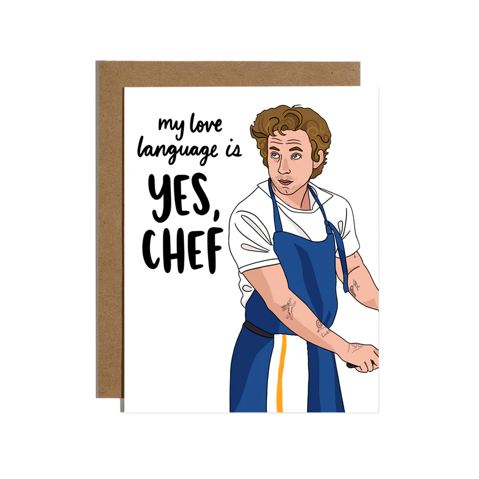 Yes Chef Love Language Card