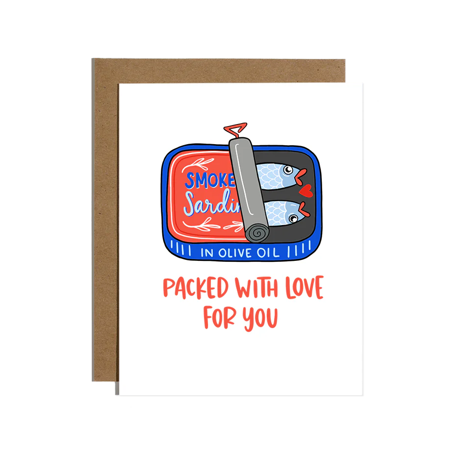 Sardines Love Card
