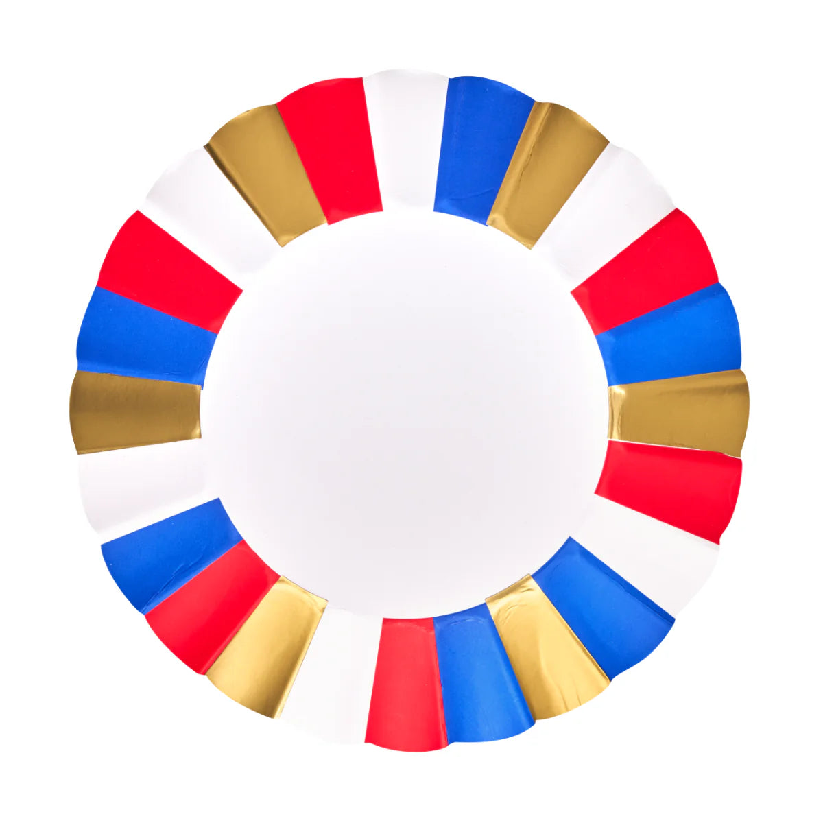 Modern Patriotic 8in Salad/Dessert Plates 8ct