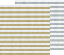 Roll Wrap - Club Stripe Gold/Silver Reversible 30”x8’
