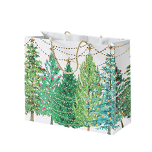 Christmas Trees With Lights Gift Bags Large