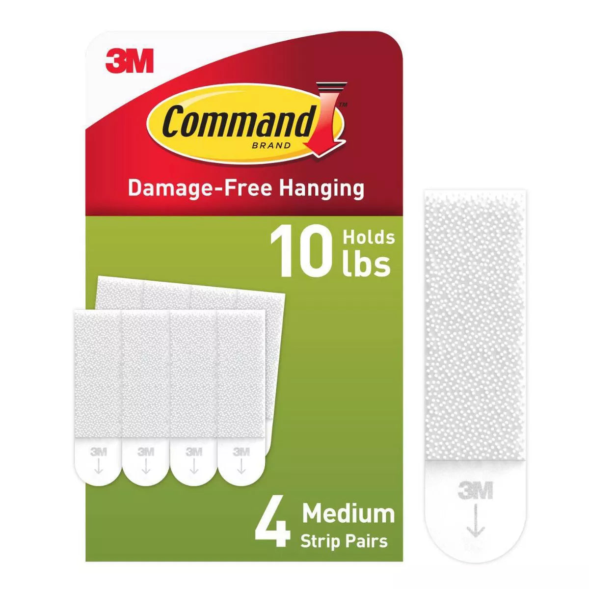 Command Picture Hanging Strips - Medium, 4 pairs