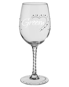 Wine Glass - Groom
