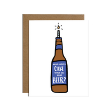 Cake Beer Birthday Card