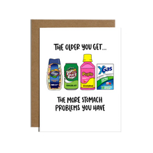 Stomach Problems Birthday Card