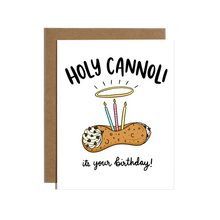 Holy Cannoli Birthday Card