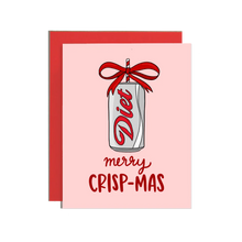 Merry Crisp-Mas Diet Soda Holiday Card