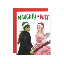 Naughty of Nice Witch Holiday Card