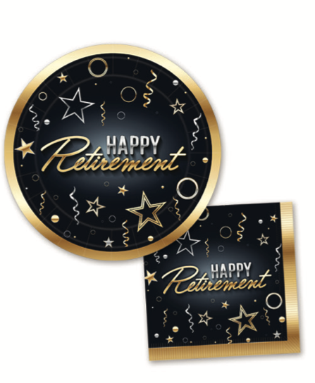 Happy Retirement Beverage Napkins 16ct