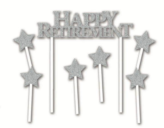 Happy Retirement Cake Topper