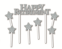 Happy Retirement Cake Topper