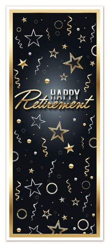 Happy Retirement Door Cover