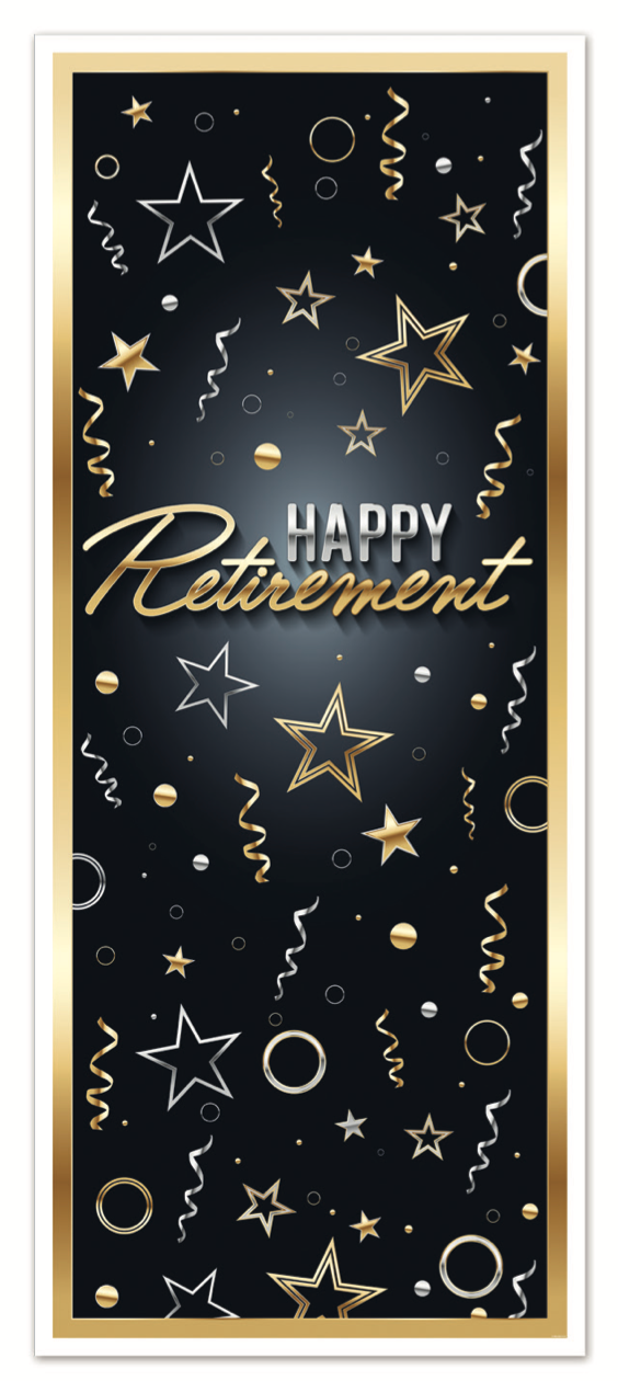 Happy Retirement Door Cover