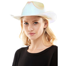 Iridescent White Cowboy Hat