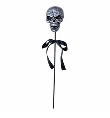 Silver Skull Pick - 21 Inches
