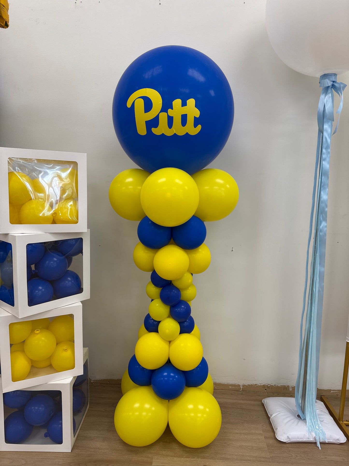 Balloon Column Shaped - 10 Tier