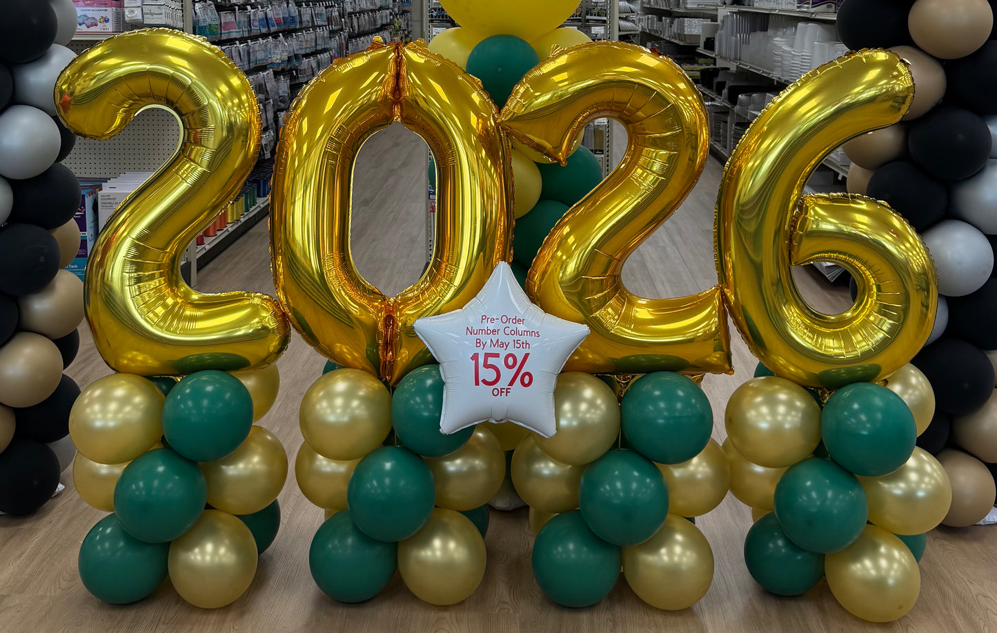 2026 Balloon Columns - Custom Colors Available