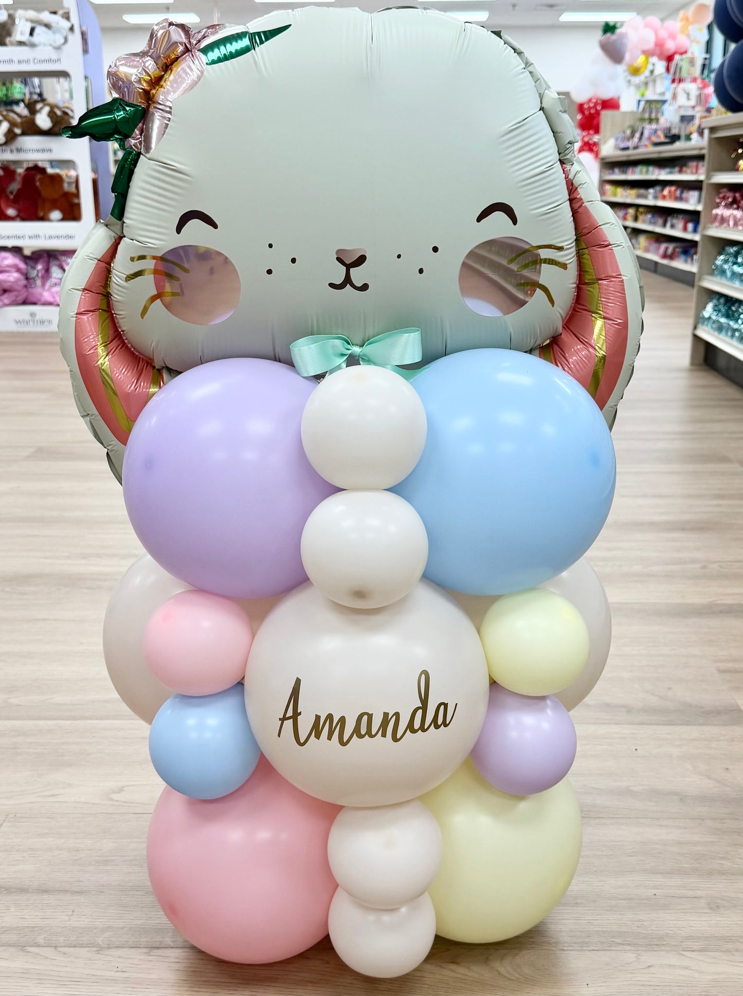 Easter Mini Personalized Balloon Column