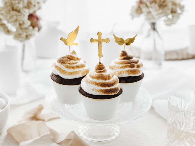 First Communion Cupcake Toppers 6ct
