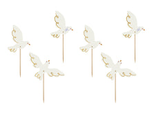 Dove Mix Cupcake Toppers 6ct