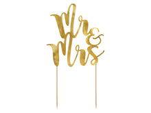 Mr & Mrs Cake Topper