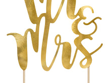 Mr & Mrs Cake Topper