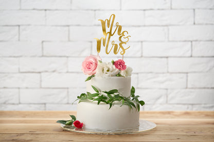 Mr & Mrs Cake Topper