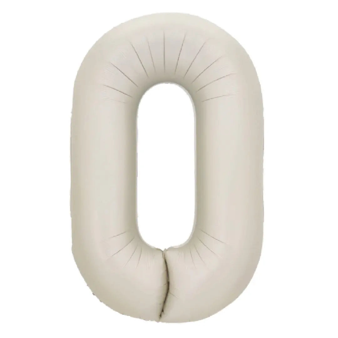 34in Number Balloons: Latte