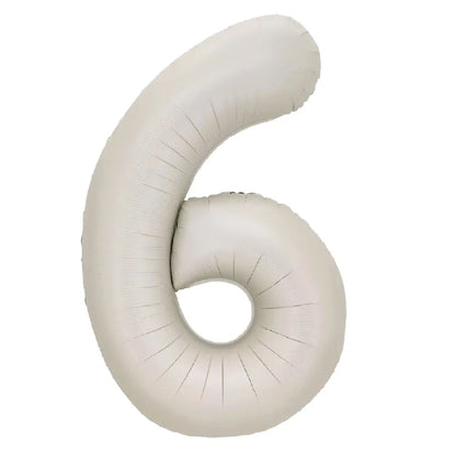 34in Number Balloons: Latte