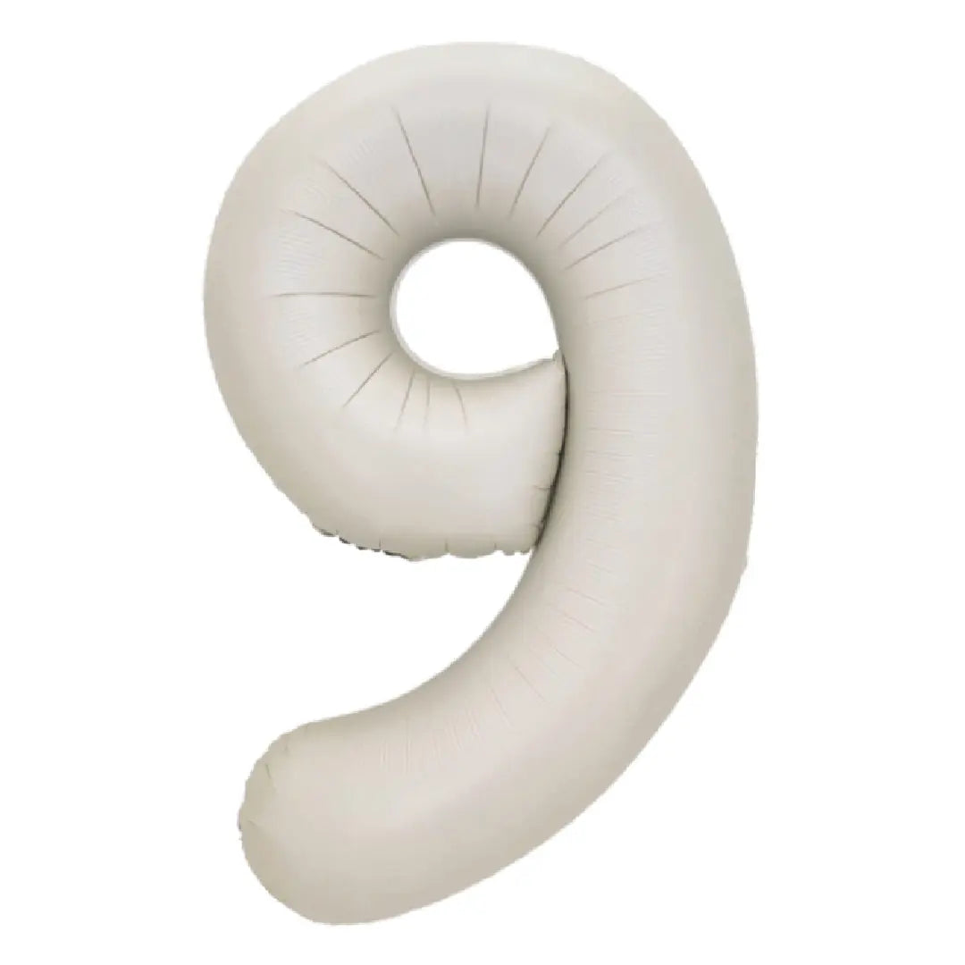 34in Number Balloons: Latte