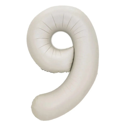 34in Number Balloons: Latte