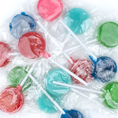 Flat Lollipops 40ct Bag Purple