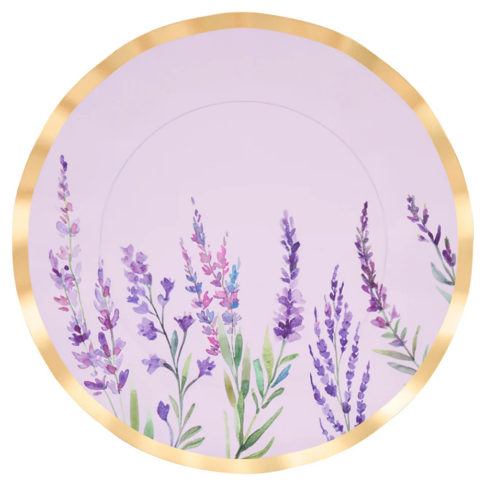 Lavender Fields 10.5in Dinner Plates 8ct
