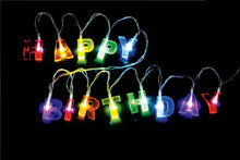 Happy Birthday LED String Lights
