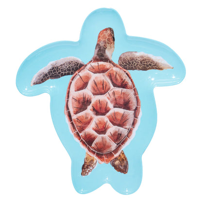 Pastel Sea Melamine Serving Platter - Turtle