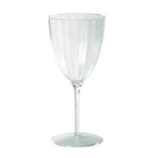 8oz Lumiere Plastic Wine Glasses 1-Piece 8ct