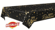 Metallic Happy Retirement Metallic Table Cover